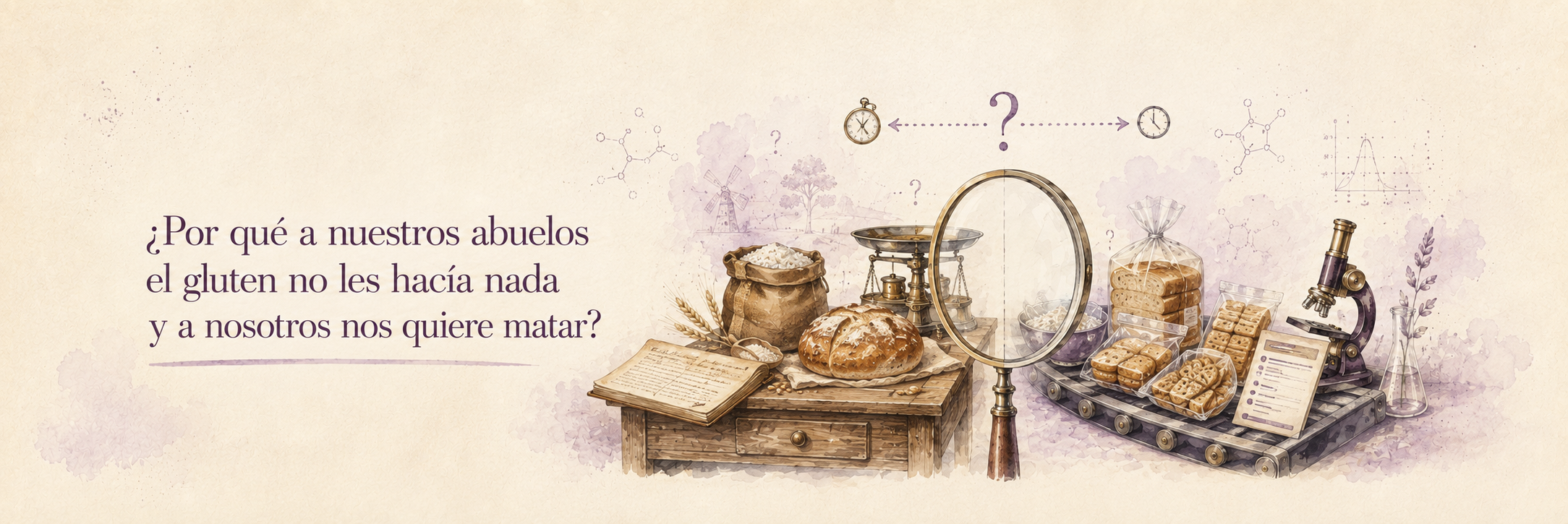 ¿Por qué a nuestros abuelos el gluten no les hacía nada y a nosotros nos quiere matar?