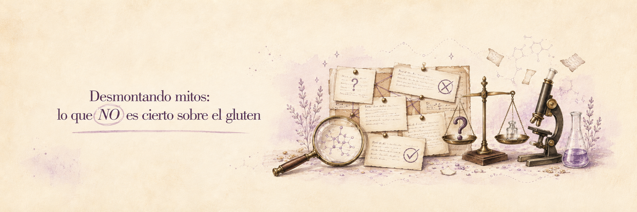 Desmontando mitos: lo que NO es cierto sobre el gluten.