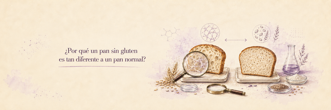 ¿Por qué un pan sin gluten es tan diferente a un pan normal?