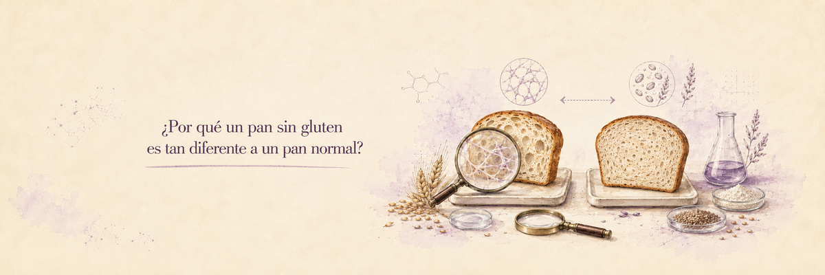 ¿Por qué un pan sin gluten es tan diferente a un pan normal?