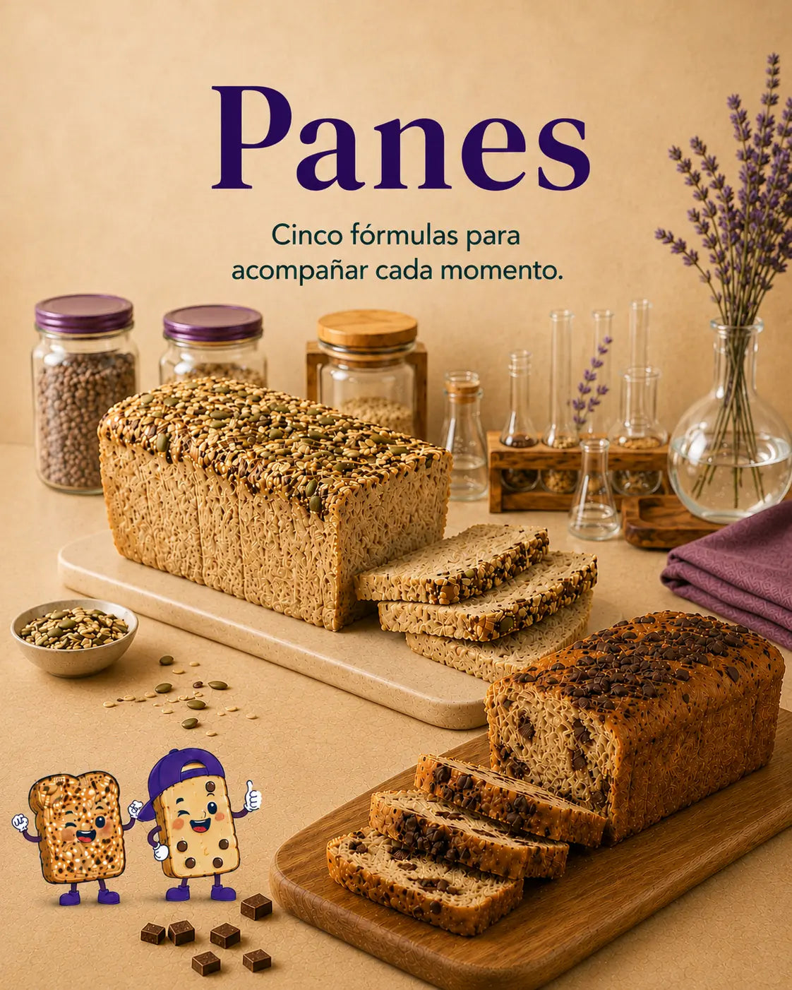 Panes masa madre sin gluten
