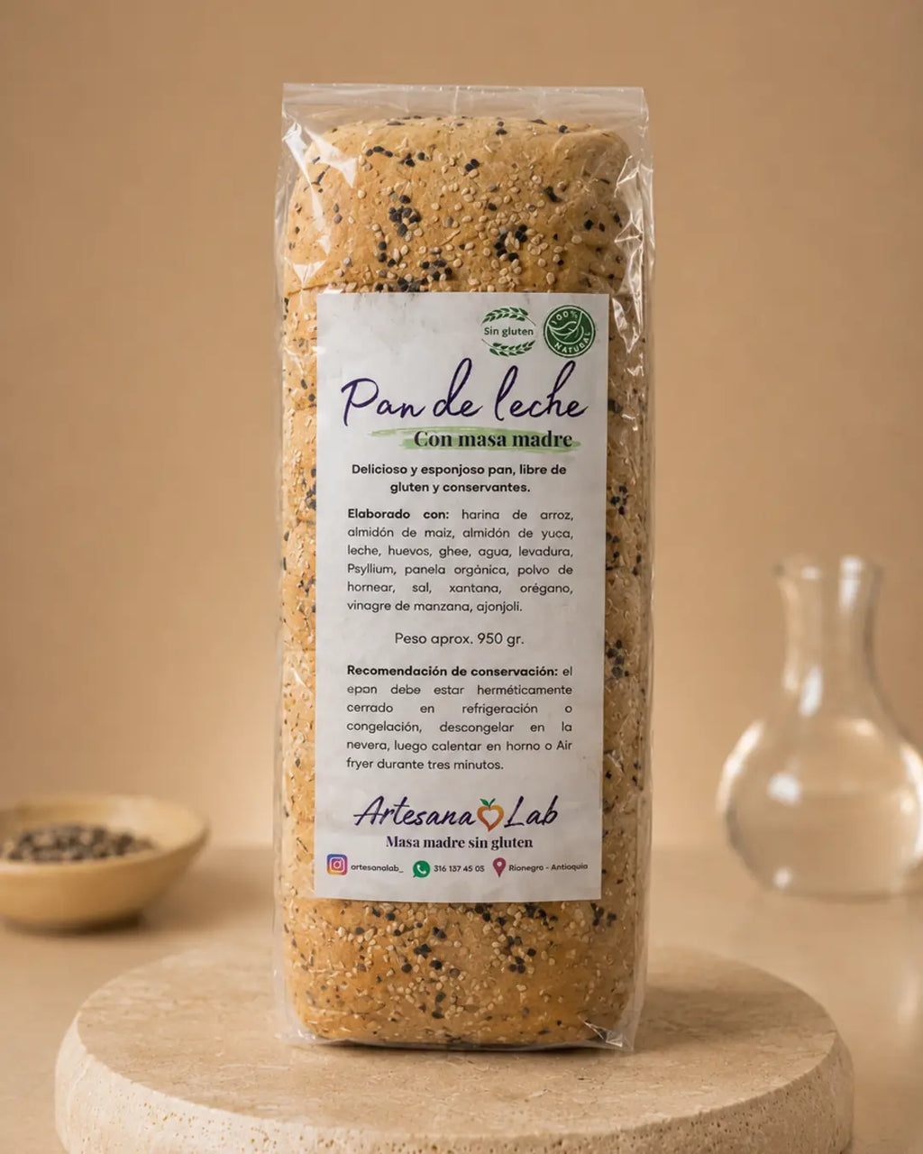 Pan de Leche sin gluten