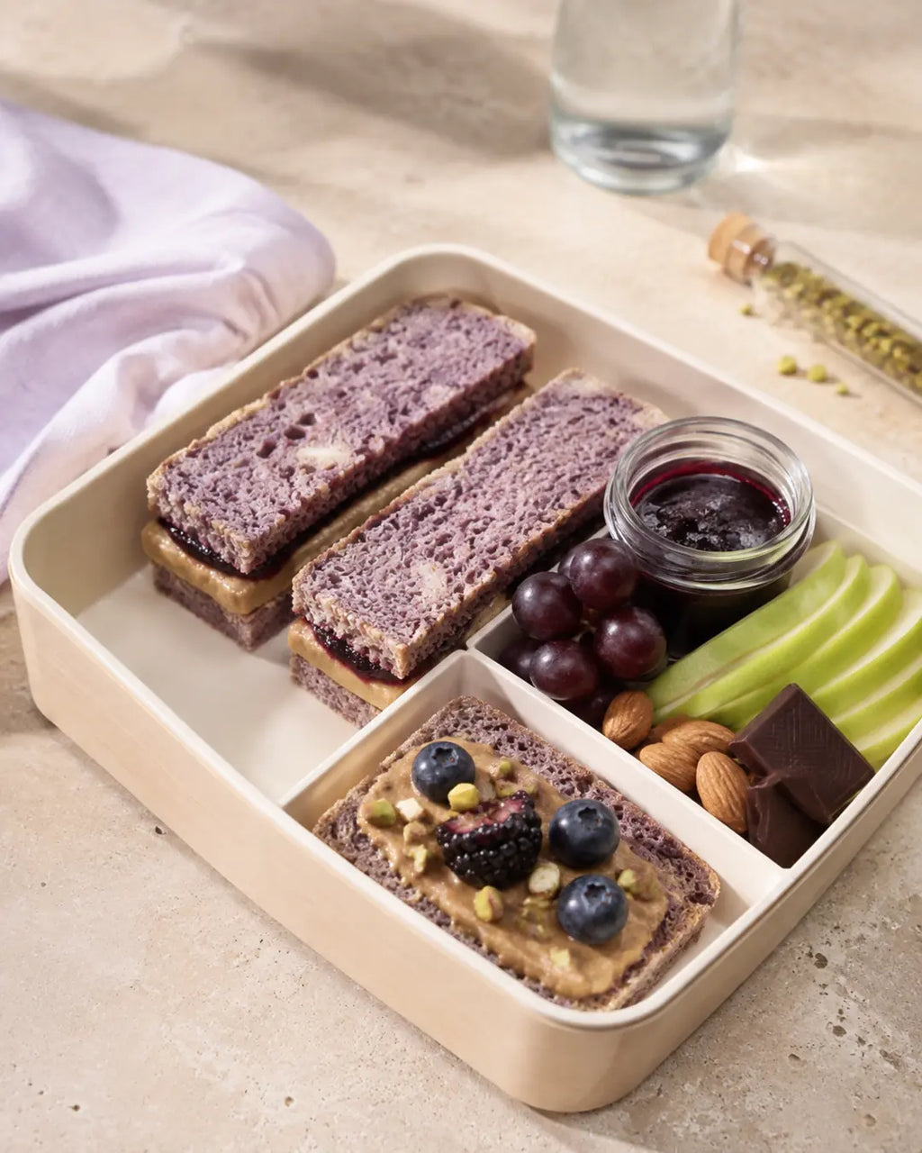 Pan maíz morado sin gluten