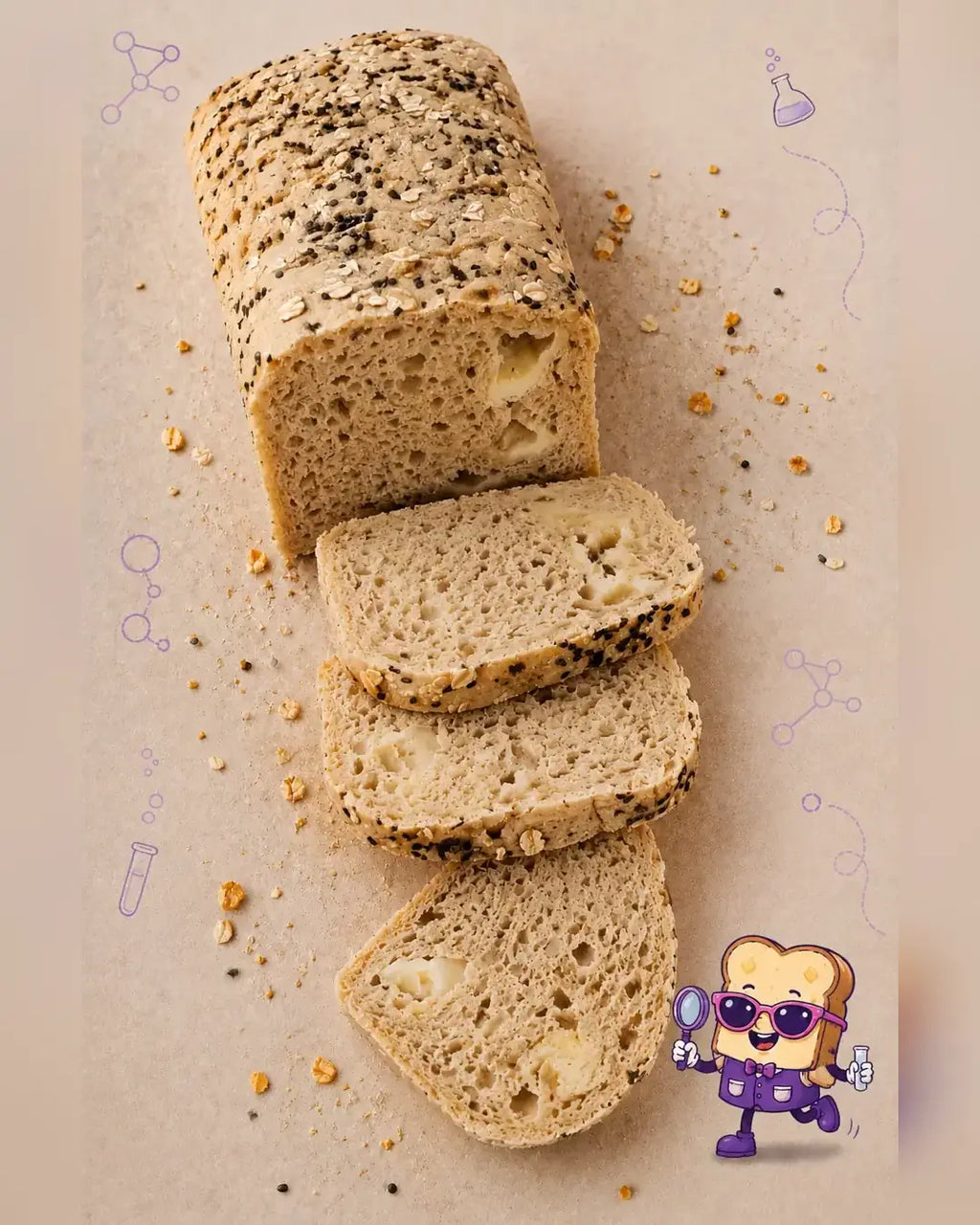 Pan queso de búfala sin gluten