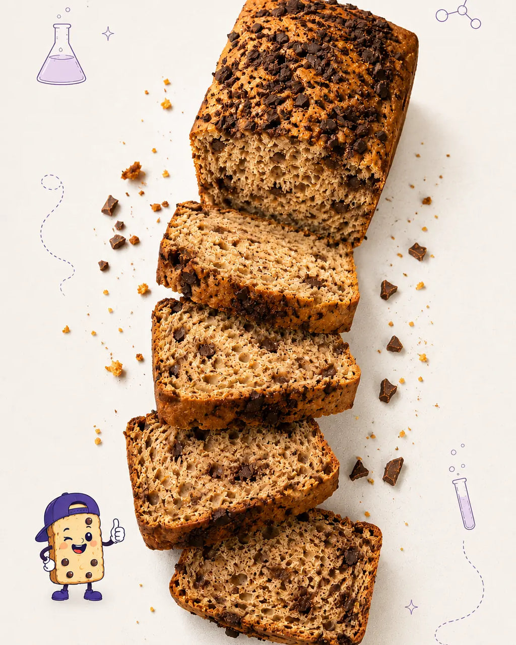 Pan de chocolate sin gluten